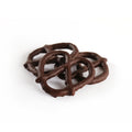 Pretzels covered in milk or dark chocolate.