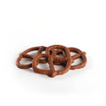 Pretzels covered in milk or dark chocolate.