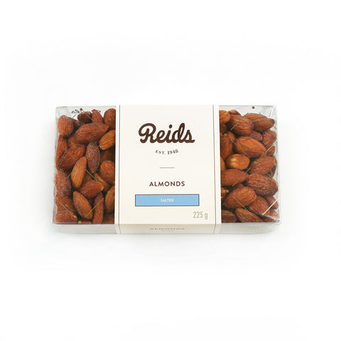 1/2 lb salted almond in clear box