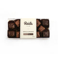 1/ 2 lb clear box of milk and dark chocolate vanilla caramels.