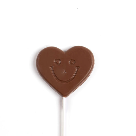 Image of milk chocolate smile heart
