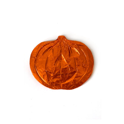 A milk chocolate pumpkin.