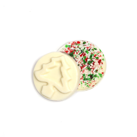 Product photo of a white peppermint patty