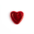Image of red foiled chocolate heart
