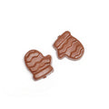 Product photo of two milk chocolate mittens