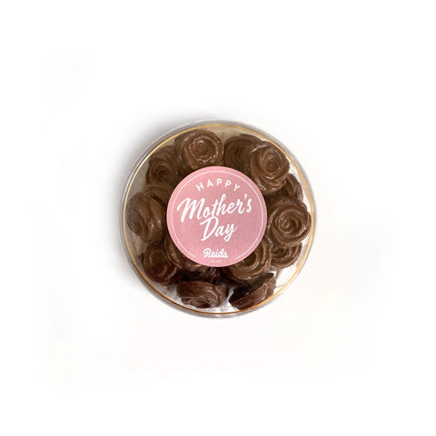 115g of milk chocolate rosebuds with a happy mother's day sticker