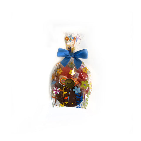 All candy and chocolate! The ultimate Kid's Pack dressed up for Spring!