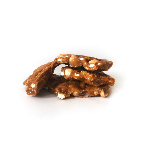 Our newest product, Reids peanut brittle made with Four Fathers SHEVCHENKO 9 craft beer. 