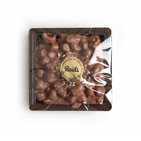 Product photo of rocky road. Come in a square tray