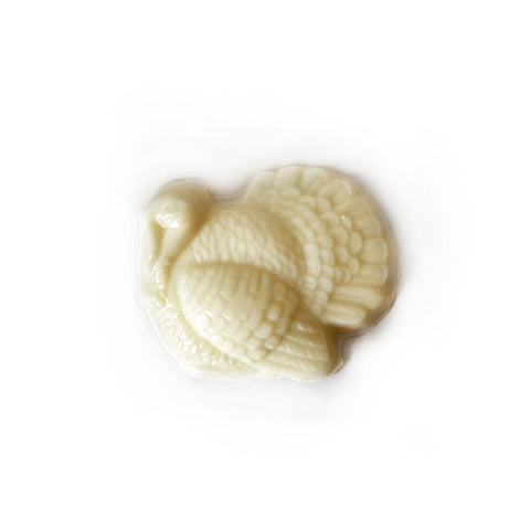 Chocolate turkey available in milk, dark and white.